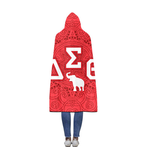 Image of Delta Sigma Theta Hooded Blanket