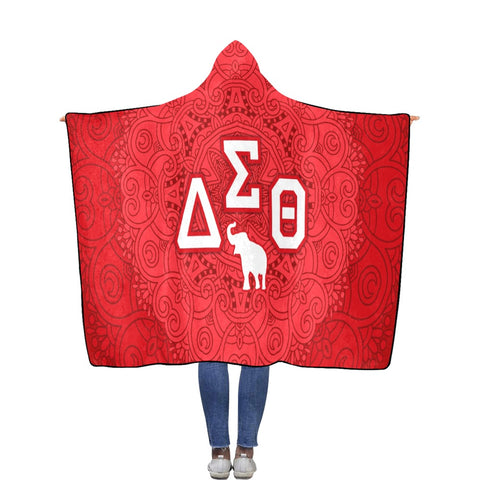 Image of Delta Sigma Theta Hooded Blanket
