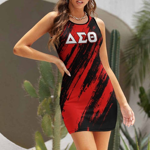Image of Delta Sigma Theta Sleeveless Tank Dress