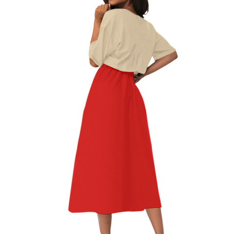 Image of Delta Sigma Theta Elastic Waist Dress