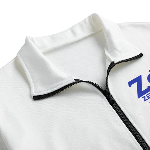 Image of Zeta Phi Beta All-Over Print Unisex Stand-up Collar Knitted Fleece Outwear