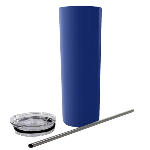 Image of Zeta Phi Beta Glitter Tumbler With Stainless Steel Straw 20oz