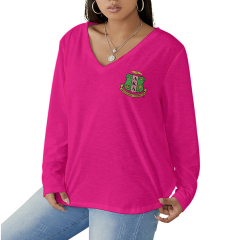 Image of Alpha Kappa Alpha V-Neck T-Shirt