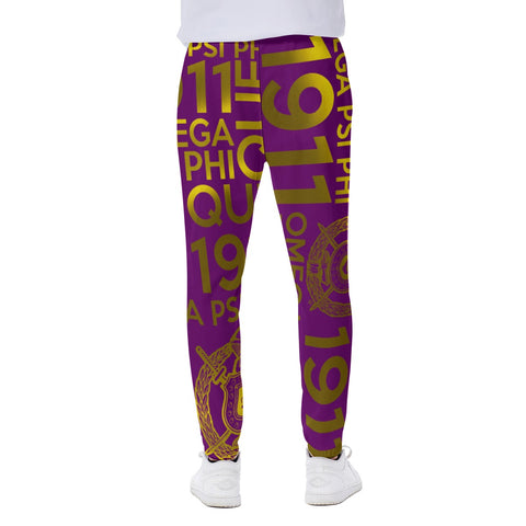 Image of Omega Psi Phi Closed Bottom Light Weight Jogger