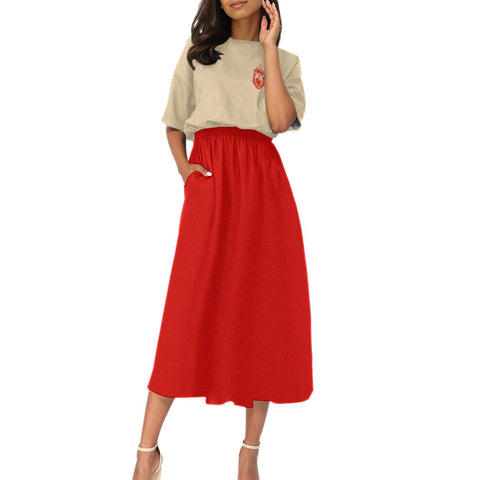 Image of Delta Sigma Theta Elastic Waist Dress