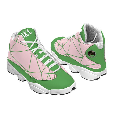 Image of Alpha Kappa Alpha Women's Curved Basketball Shoes With Thick Soles