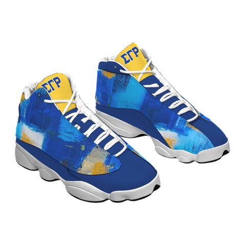 Image of Sigma Gamma Rho Women's Curved Basketball Shoes With Thick Soles