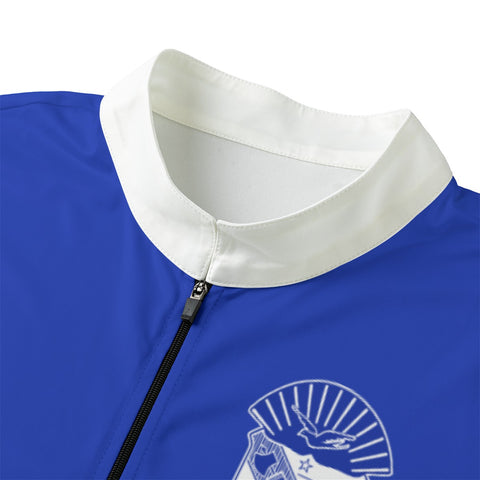 Image of Phi Beta Sigma Black Zipped Billiard Polo