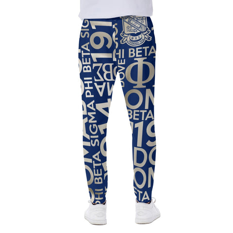 Image of Phi Beta Sigma Closed Bottom Light Weight Jogger