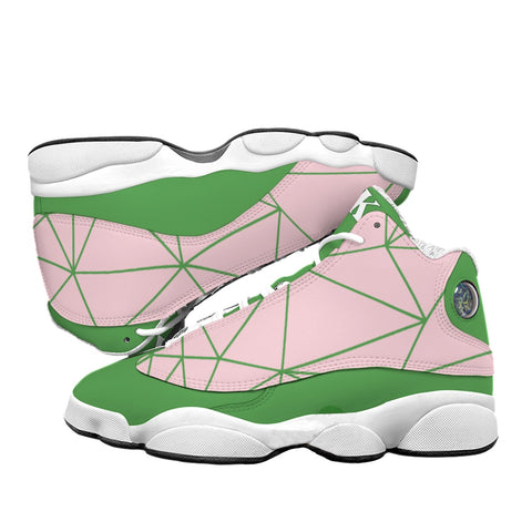 Image of Alpha Kappa Alpha Women's Curved Basketball Shoes With Thick Soles