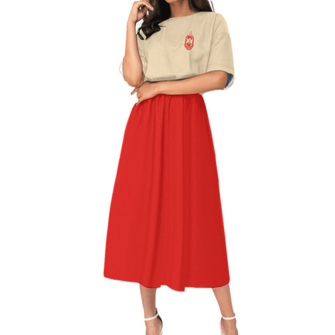 Image of Delta Sigma Theta Elastic Waist Dress