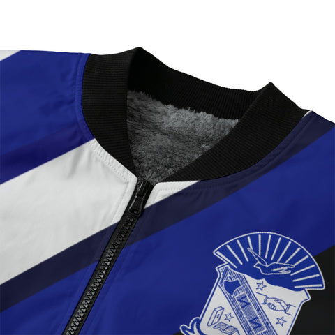Image of Phi Beta Sigma Fleece Bomber Jacket