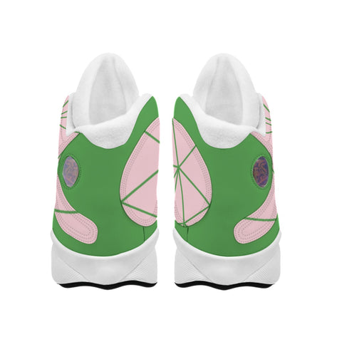 Image of Alpha Kappa Alpha Women's Curved Basketball Shoes With Thick Soles
