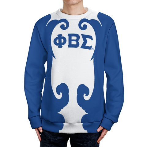 Image of Phi Beta Sigma Filigree Men's Crew Neck Sweater