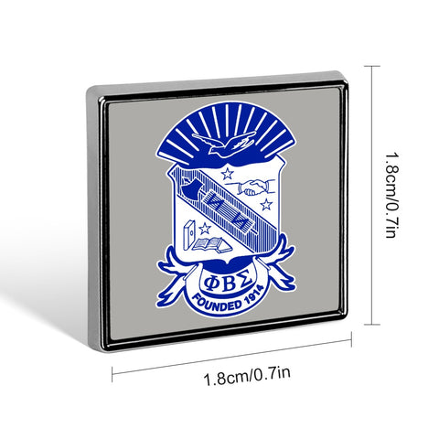 Image of Phi Beta Sigma Square Badge Print