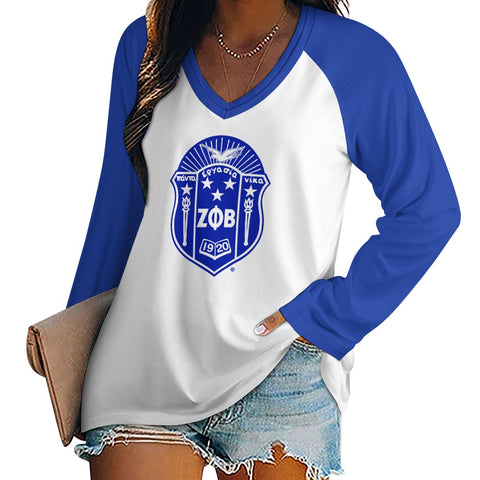 Image of Zeta Phi Beta Long Sleeve Loose Tee