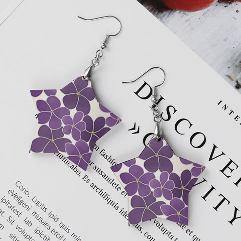 Image of Delta Sigma Theta Wooden Earrings