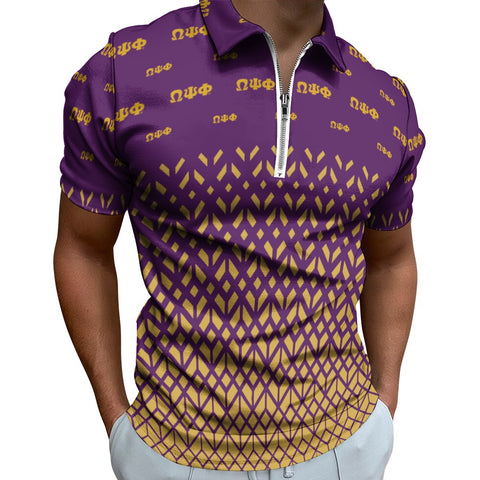 Image of Omega Psi Phi Short sleeve polo shirt