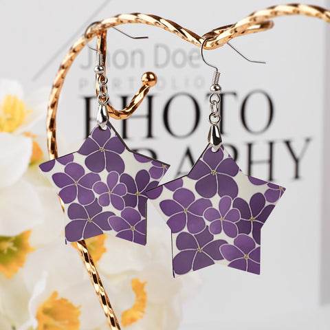 Image of Delta Sigma Theta Wooden Earrings