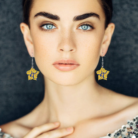 Image of Sigma Gamma Rho Wooden Earrings