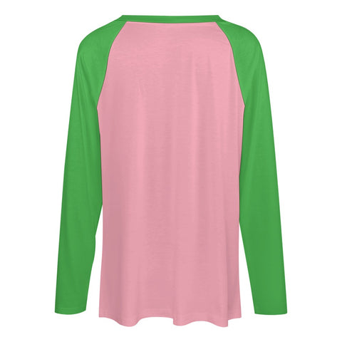 Image of Alpha Kappa Alpha Long Sleeve Loose Tee