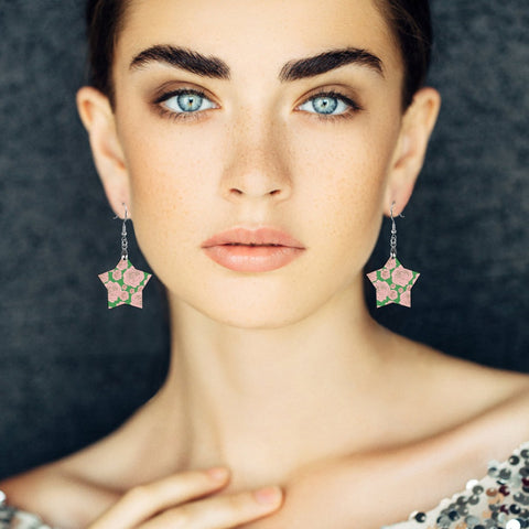 Image of Alpha Kappa Alpha Wooden Earring