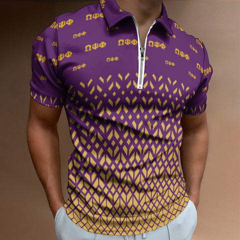 Image of Omega Psi Phi Short sleeve polo shirt