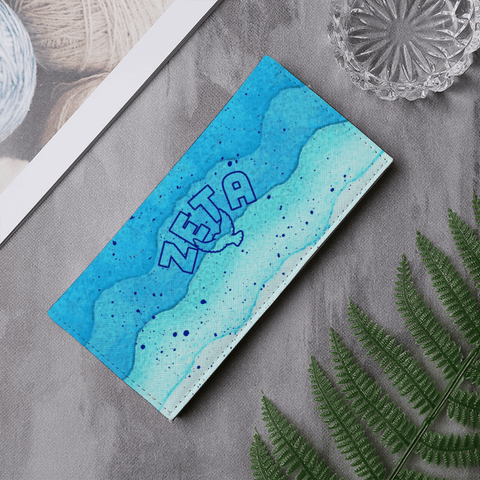 Image of Zeta Phi Beta Leather Wallet
