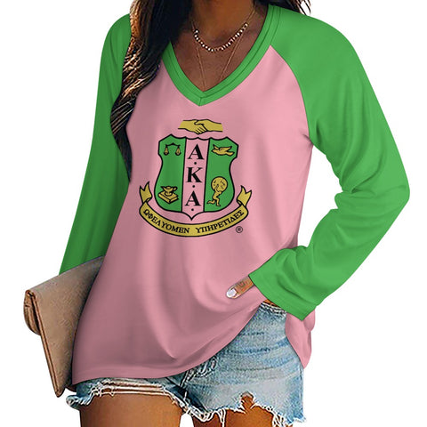 Image of Alpha Kappa Alpha Long Sleeve Loose Tee