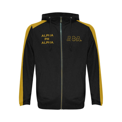 Image of Alpha Phi Alpha All Over Print Full Zip Hoodie