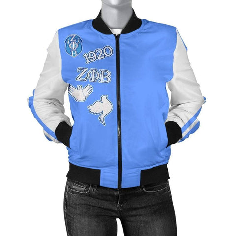 Image of Zeta Phi Beta Bomber Jacket - Unique Greek Store