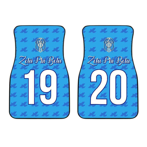 Image of Zeta Phi Beta 1920 Car Mats - Unique Greek Store