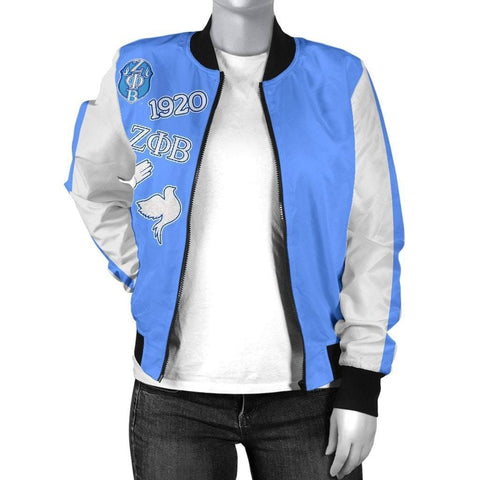 Image of Zeta Phi Beta Bomber Jacket - Unique Greek Store