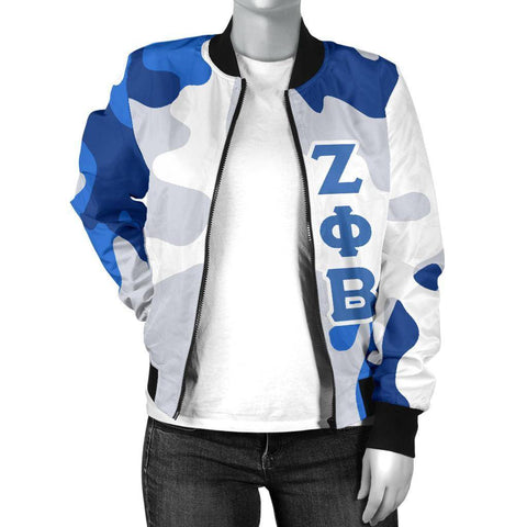 Image of Zeta Phi Beta Camouflage Jacket