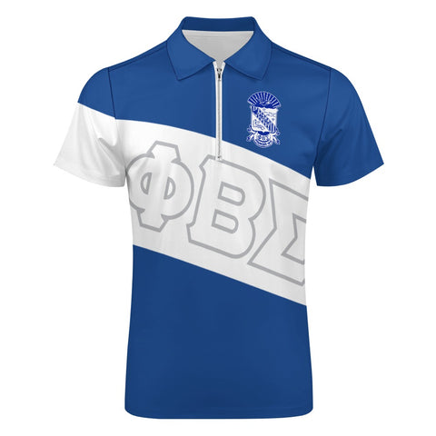 Image of Phi Beta Sigma Short Sleeve Polo Shirt