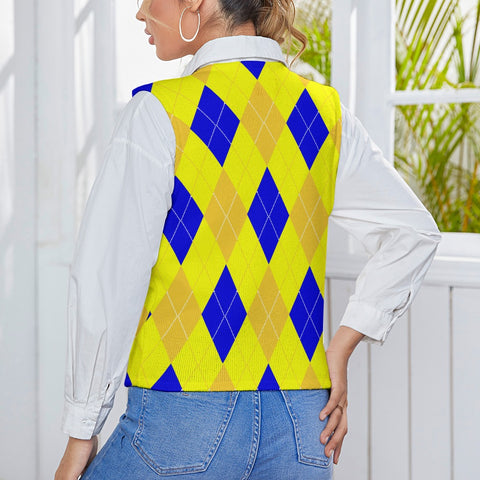 Image of Sigma Gamma Rho Long Sleeve Button Knit Vest