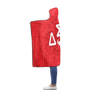 Delta Sigma Theta Hooded Blanket