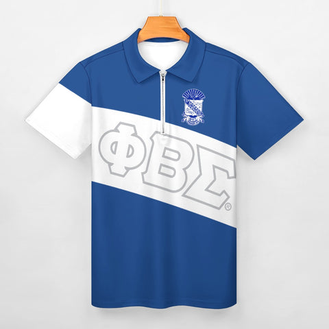 Image of Phi Beta Sigma Short Sleeve Polo Shirt