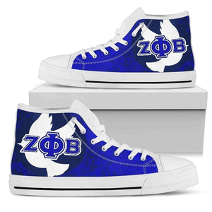 Zeta Phi Beta Women's High Top Shoes - Unique Greek Store