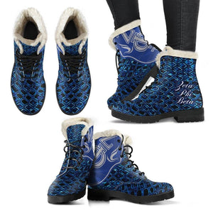 Zeta Phi Beta Fur Boots