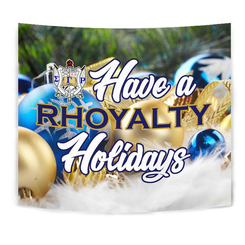 Image of Sigma Gamma Rho Christmas Holidays Tapestry