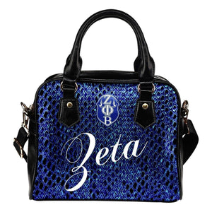 Zeta Phi Beta Snake Bag