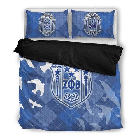 Image of Zeta Phi Beta Bedding Set - Unique Greek Store