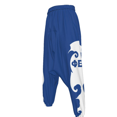 Image of Phi Beta Sigma All-Over Print Men's Loose Trousers