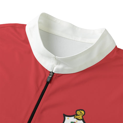 Image of Kappa Alpha Psi Black Zipped Billiard Polo