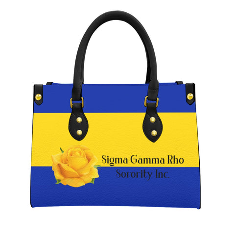 Image of Sigma Gamma Rho Tote Bag With Black Handle