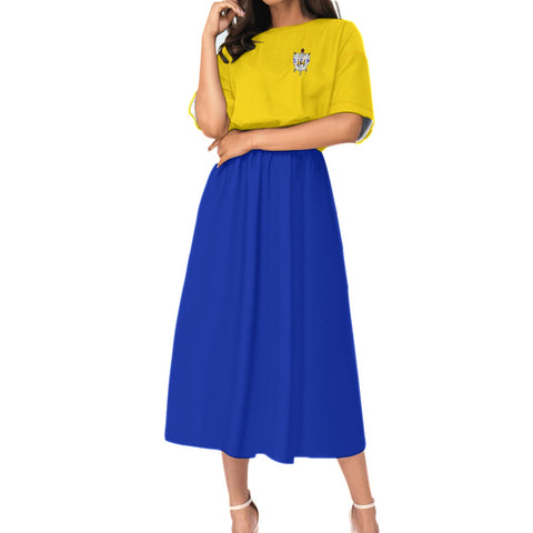 Image of Sigma Gamma Rho Elastic Waist Dress