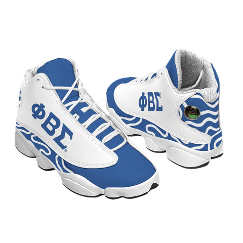 Image of Phi Beta Sigma Men's Curved Basketball Shoes With Thick Soles