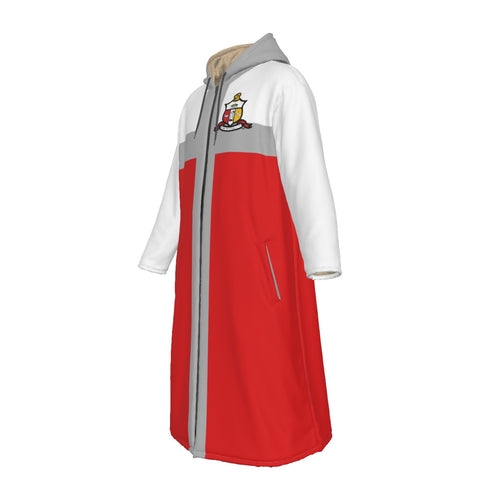 Image of Kappa Alpha Psi Long Fleece Zip Up Windbreaker