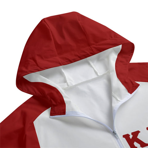 Image of Kappa Alpha Psi  All-Over Print Unisex Windbreaker Long Jacket